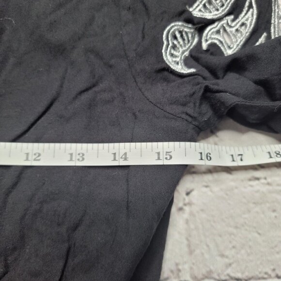 Tularosa Sage Embroidered Dress Black With White Stitch Size XS NWoT - Picture 10 of 13